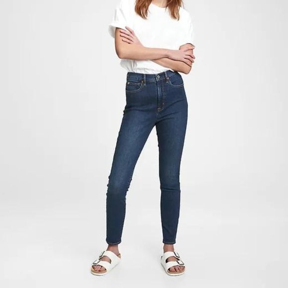 GAP Sky High Rise True Skinny Jeans NEW - Picture 7 of 7